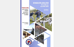 Stage été Adulte - 2025