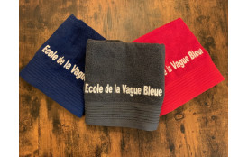 Serviette brodée AEVB